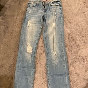 Skinny Wax Jeans